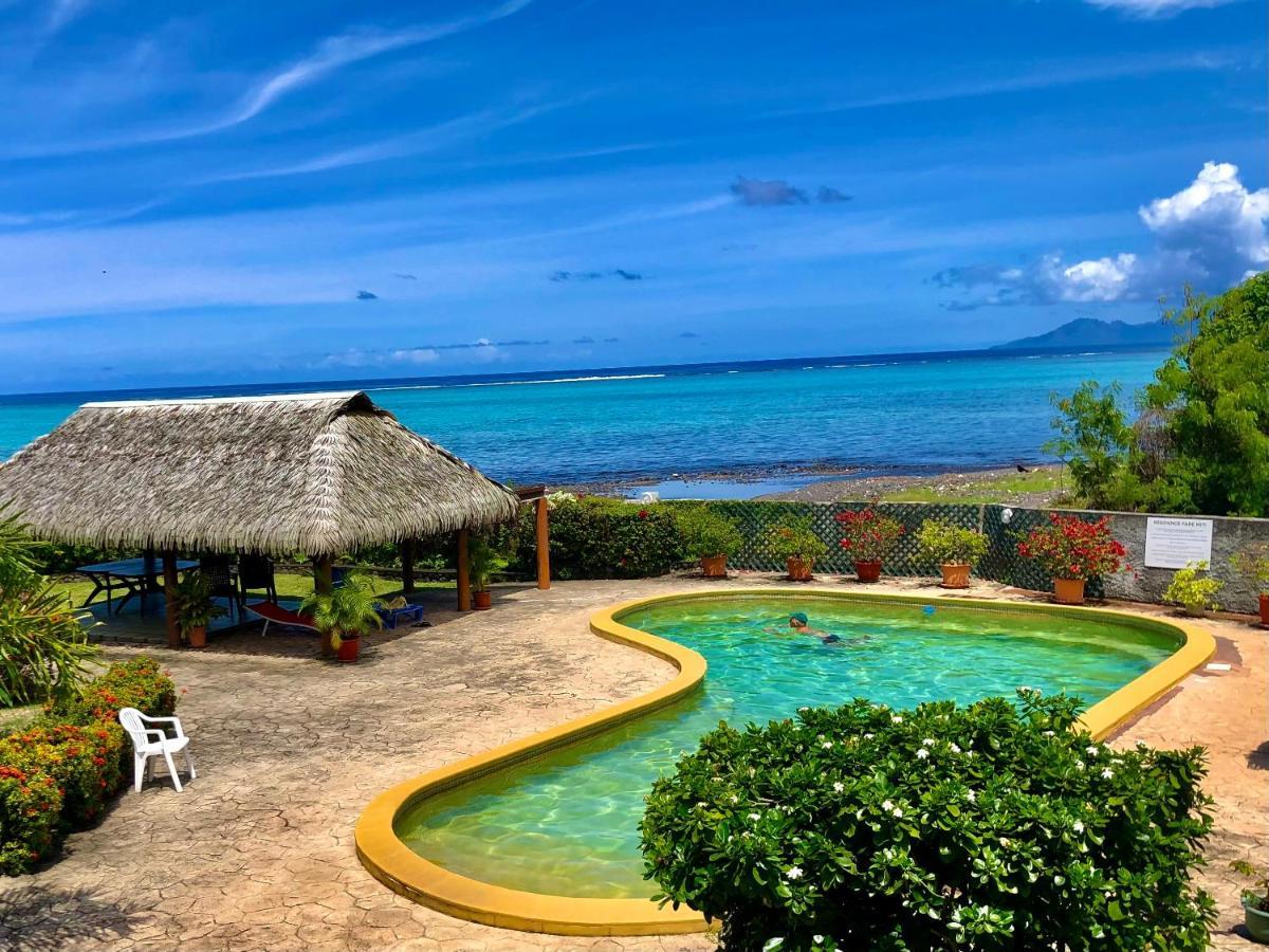 Superbe Bord De Mer, Acces Lagon Et Piscine Privee Paea Exteriör bild