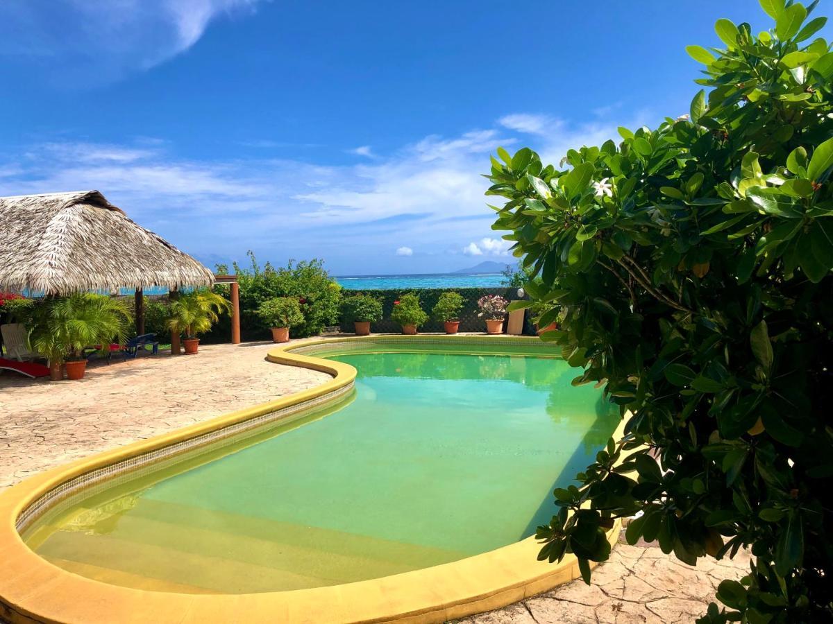 Superbe Bord De Mer, Acces Lagon Et Piscine Privee Paea Exteriör bild