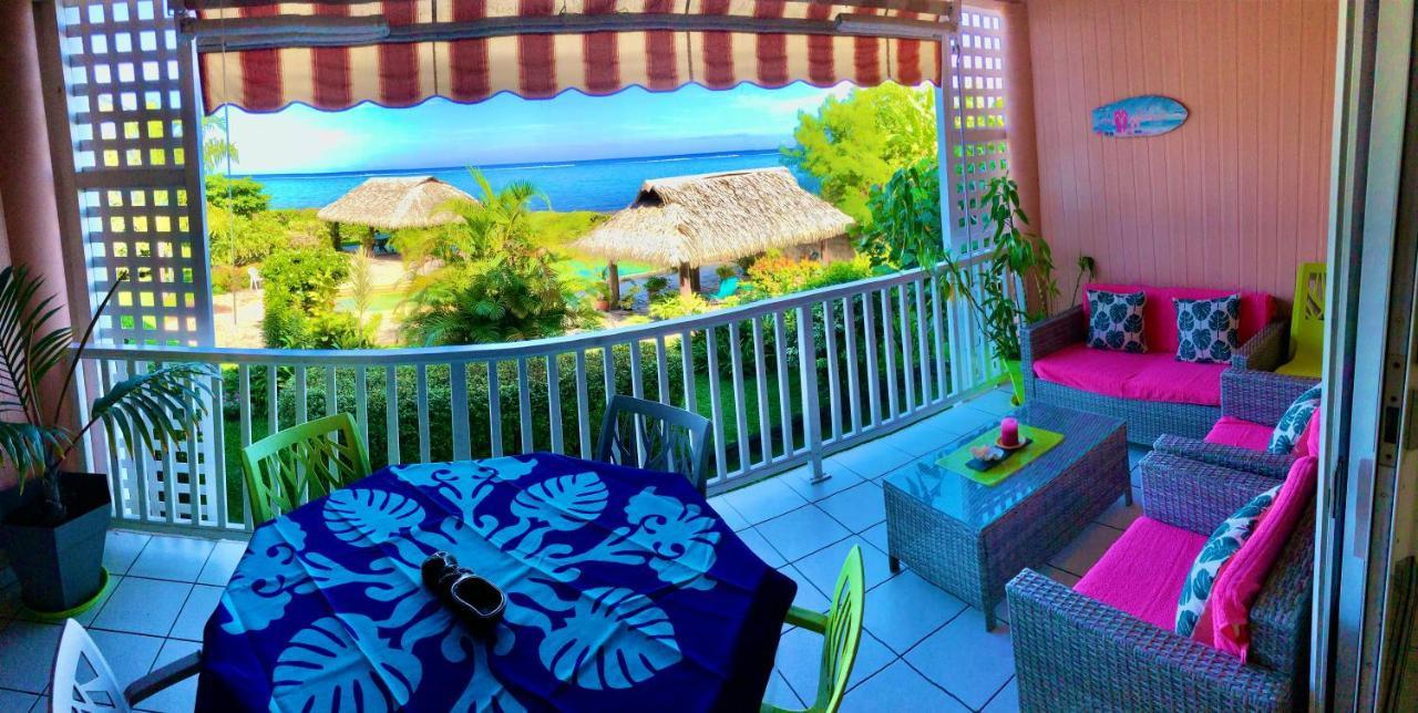 Superbe Bord De Mer, Acces Lagon Et Piscine Privee Paea Exteriör bild