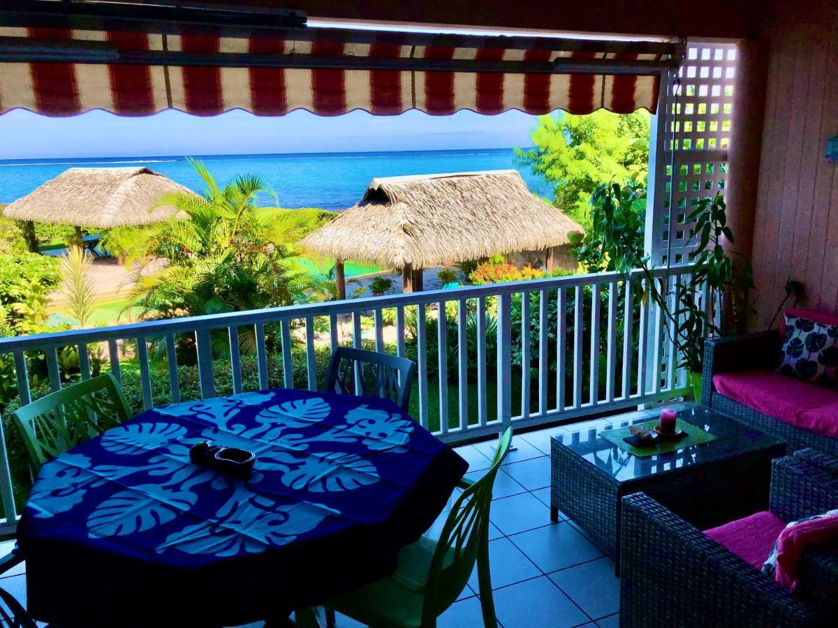 Superbe Bord De Mer, Acces Lagon Et Piscine Privee Paea Exteriör bild