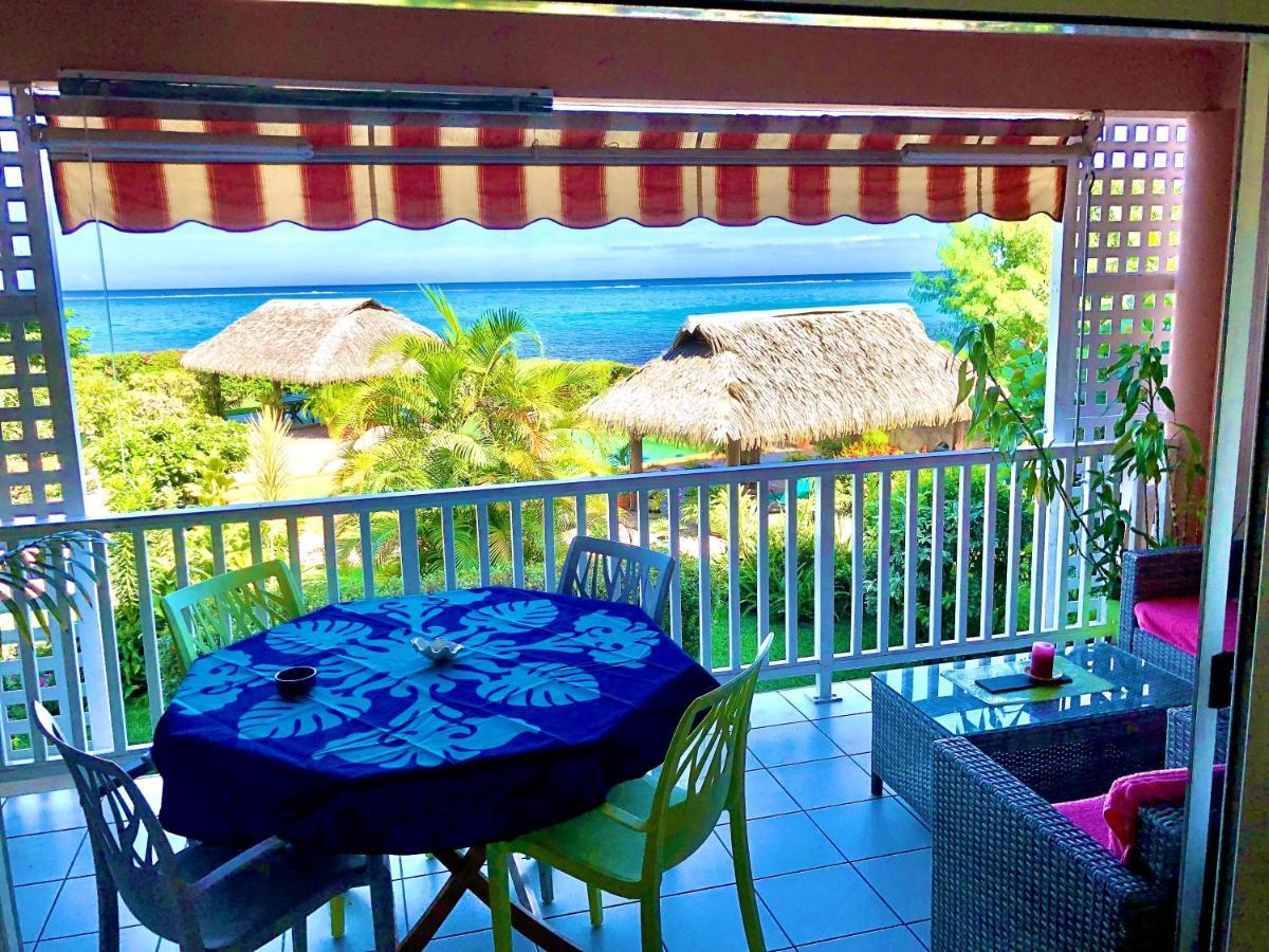 Superbe Bord De Mer, Acces Lagon Et Piscine Privee Paea Exteriör bild